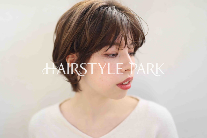 ヘアスタイル写真PhotoNo:346-3 (27) [ショート,レディース,ナチュラル,カラー,パーマ,縦型 ]