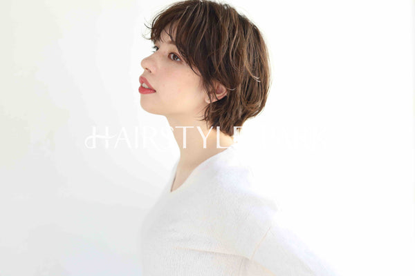 ヘアスタイル写真PhotoNo:346-3 (3) [ショート,レディース,ナチュラル,カラー,パーマ,縦型 ]