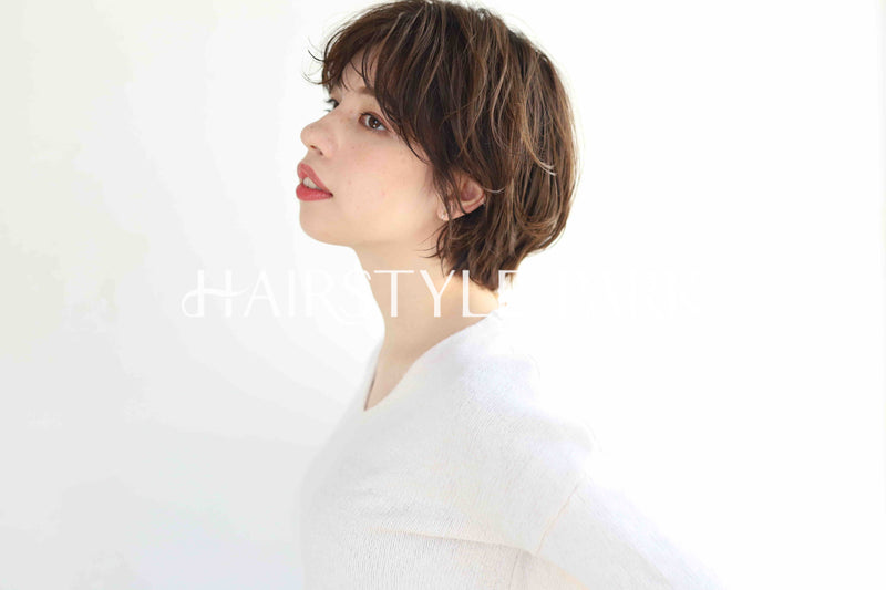 ヘアスタイル写真PhotoNo:346-3 (3) [ショート,レディース,ナチュラル,カラー,パーマ,縦型 ]