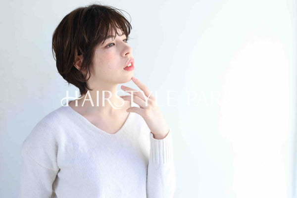 ヘアスタイル写真PhotoNo:346-3 (6) [ショート,レディース,ナチュラル,カラー,パーマ,縦型 ]