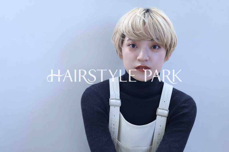 ヘアスタイル写真PhotoNo:347-1 (10) [ショート,レディース,カジュアル,カット,カラー,ダブルカラー,縦型 ]