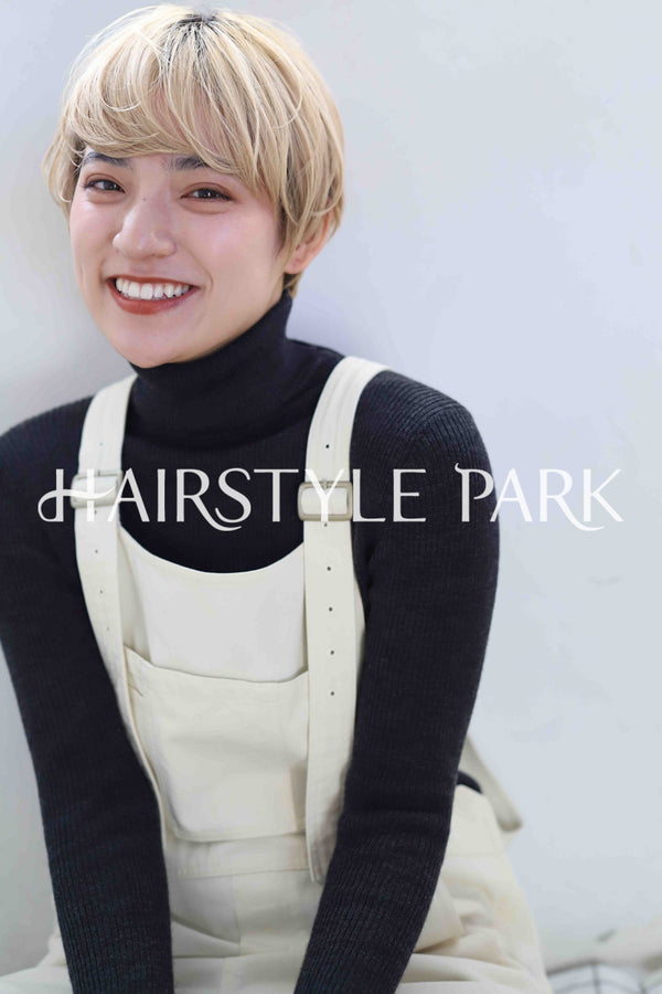 ヘアスタイル写真PhotoNo:347-1 (11) [ショート,レディース,カジュアル,カット,カラー,ダブルカラー,縦型 ]
