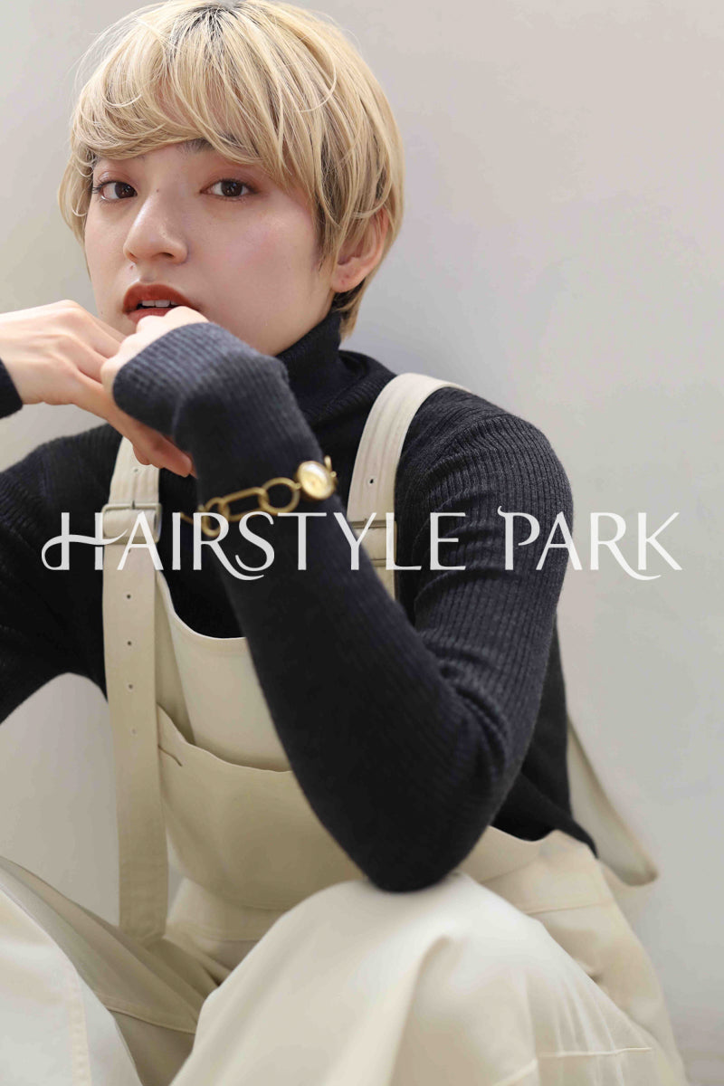 ヘアスタイル写真PhotoNo:347-1 (19) [ショート,レディース,カジュアル,カット,カラー,ダブルカラー,縦型 ]