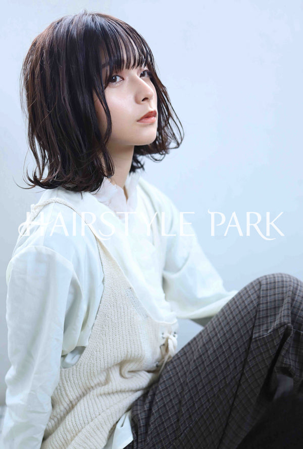 ヘアスタイル写真PhotoNo:348-1 (12) [ミディアム,レディース,ナチュラル,カラー,縦型 ]