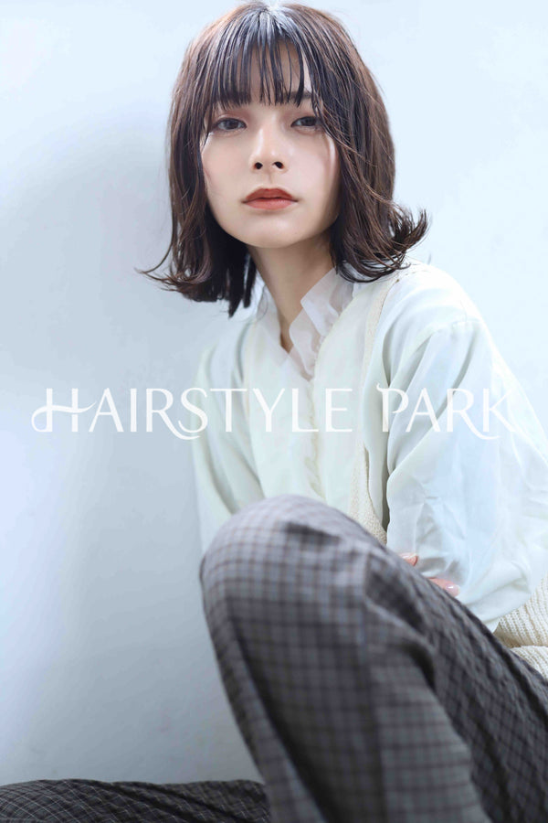 ヘアスタイル写真PhotoNo:348-1 (9) [ミディアム,レディース,ナチュラル,カラー,縦型 ]