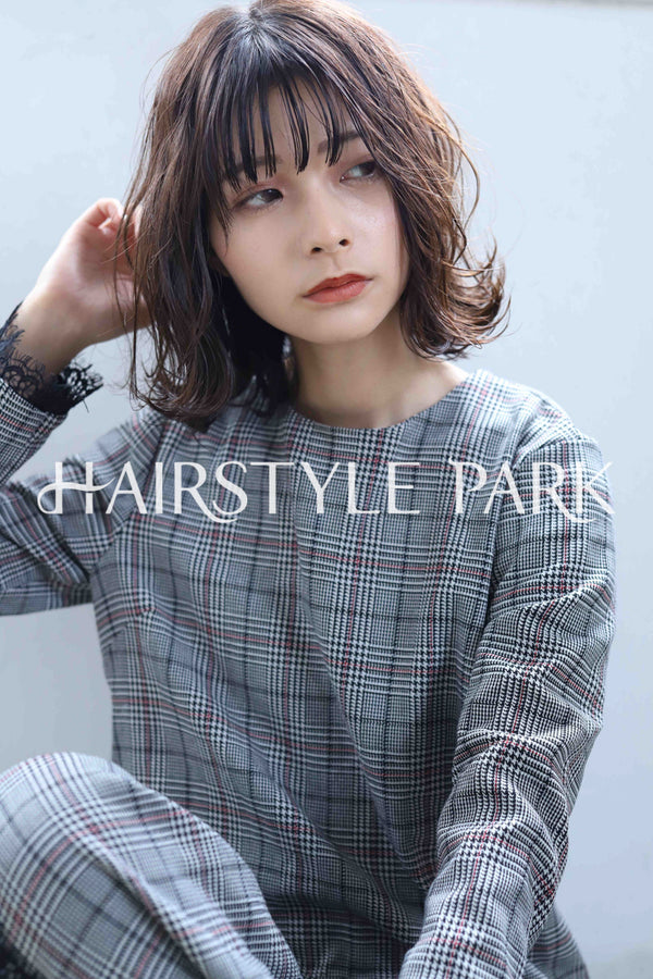ヘアスタイル写真PhotoNo:348-2 (19) [ミディアム,レディース,ナチュラル,パーマ,縦型 ]