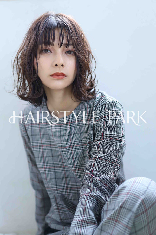 ヘアスタイル写真PhotoNo:348-2 (6) [ミディアム,レディース,ナチュラル,パーマ,縦型 ]