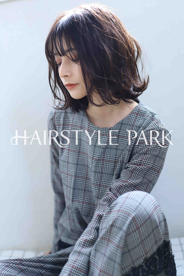 ヘアスタイル写真PhotoNo:348-2 (7) [ミディアム,レディース,ナチュラル,パーマ,縦型 ]
