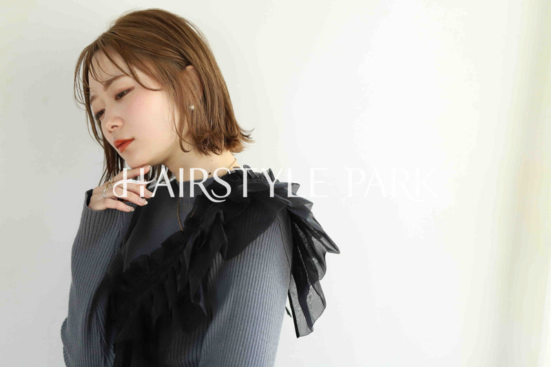 ヘアスタイル写真PhotoNo:349-1 (13) [ミディアム,レディース,カジュアル,クール / かっこいい,カラー,ダブルカラー,縦型 ]