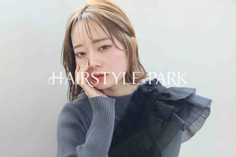 ヘアスタイル写真PhotoNo:349-1 (15) [ミディアム,レディース,カジュアル,クール / かっこいい,カラー,ダブルカラー,縦型 ]