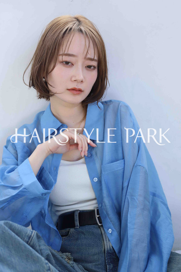 ヘアスタイル写真PhotoNo:349-3 (16) [ミディアム,レディース,カジュアル,クール / かっこいい,カラー,ダブルカラー,縦型 ]