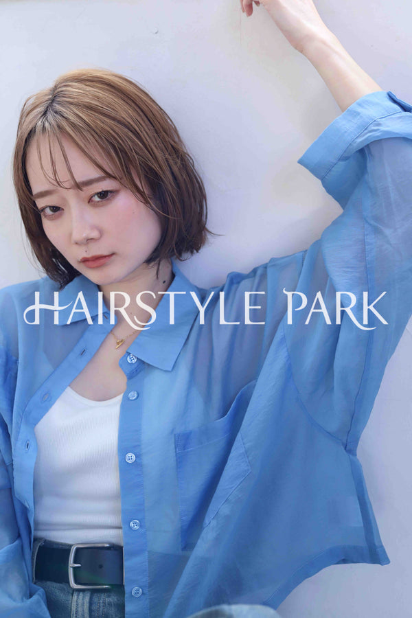 ヘアスタイル写真PhotoNo:349-3 (18) [ミディアム,レディース,カジュアル,クール / かっこいい,カラー,ダブルカラー,縦型 ]
