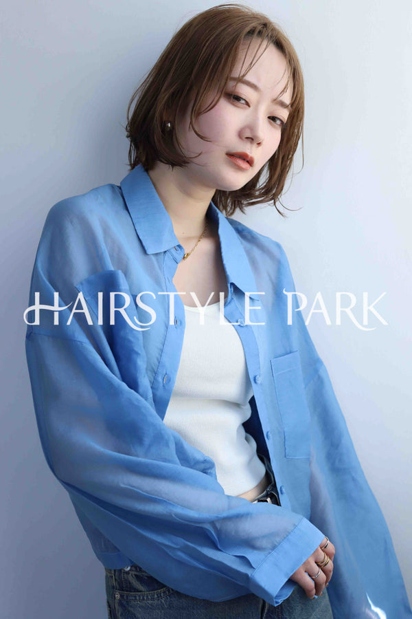 ヘアスタイル写真PhotoNo:349-3 (6) [ミディアム,レディース,カジュアル,クール / かっこいい,カラー,ダブルカラー,縦型 ]
