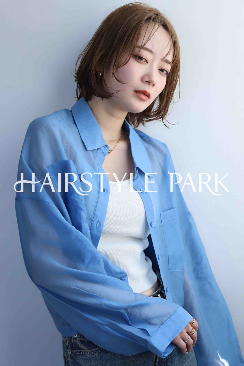 ヘアスタイル写真PhotoNo:349-3 (6) [ミディアム,レディース,カジュアル,クール / かっこいい,カラー,ダブルカラー,縦型 ]