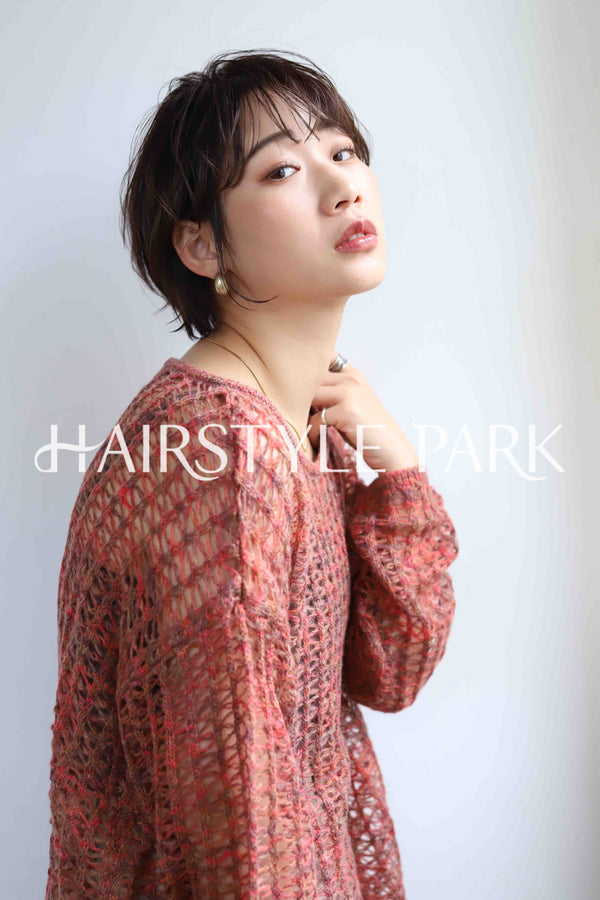 ヘアスタイル写真PhotoNo:350-1 (20) [ショート,レディース,ナチュラル,クール / かっこいい,カット,縦型 ]