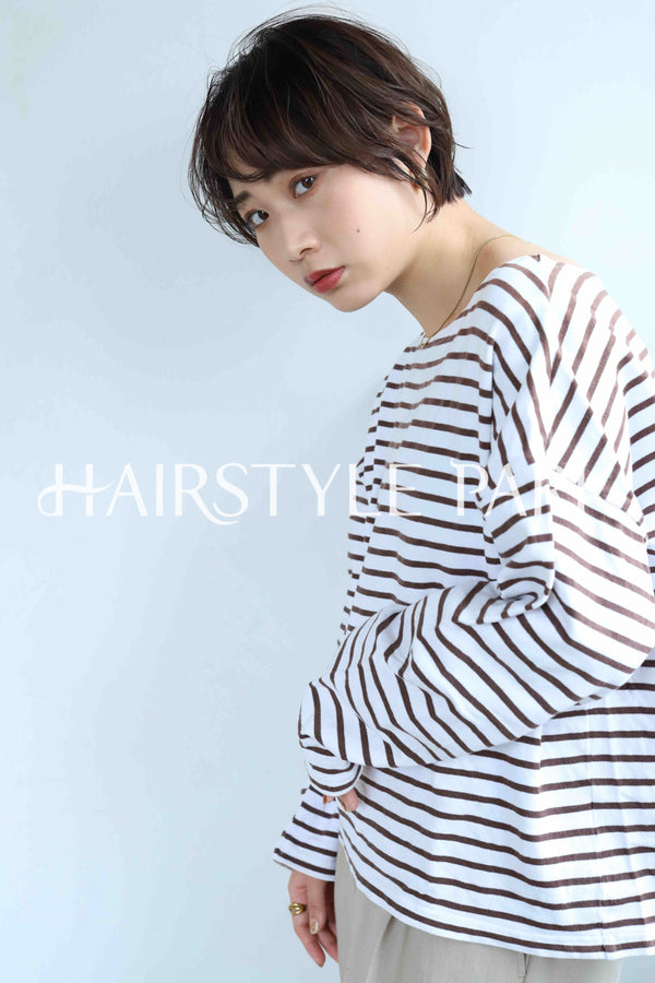 ヘアスタイル写真PhotoNo:350-2 (4) [ショート,レディース,ナチュラル,クール / かっこいい,カット,縦型 ]
