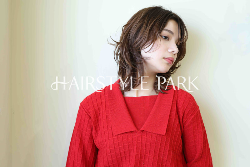 ヘアスタイル写真PhotoNo:353-2 (21) [ミディアム,レディース,モテ・愛され,カジュアル,カット,カラー,縦型 ]