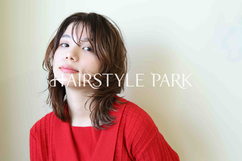 ヘアスタイル写真PhotoNo:353-2 (25) [ミディアム,レディース,モテ・愛され,カジュアル,カット,カラー,縦型 ]