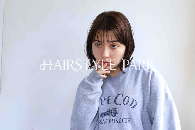 ヘアスタイル写真PhotoNo:354-2 (7) [ミディアム,レディース,モテ・愛され,カジュアル,外国人風,カット,カラー,縦型 ]