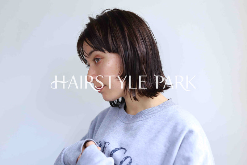 ヘアスタイル写真PhotoNo:354-2 (9) [ミディアム,レディース,モテ・愛され,カジュアル,外国人風,カット,カラー,縦型 ]