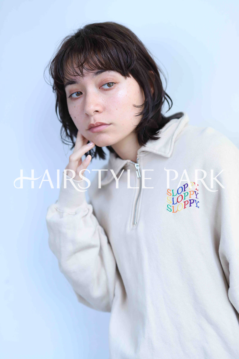 ヘアスタイル写真PhotoNo:354-3 (3) [ミディアム,レディース,モテ・愛され,カジュアル,外国人風,カット,カラー,縦型 ]