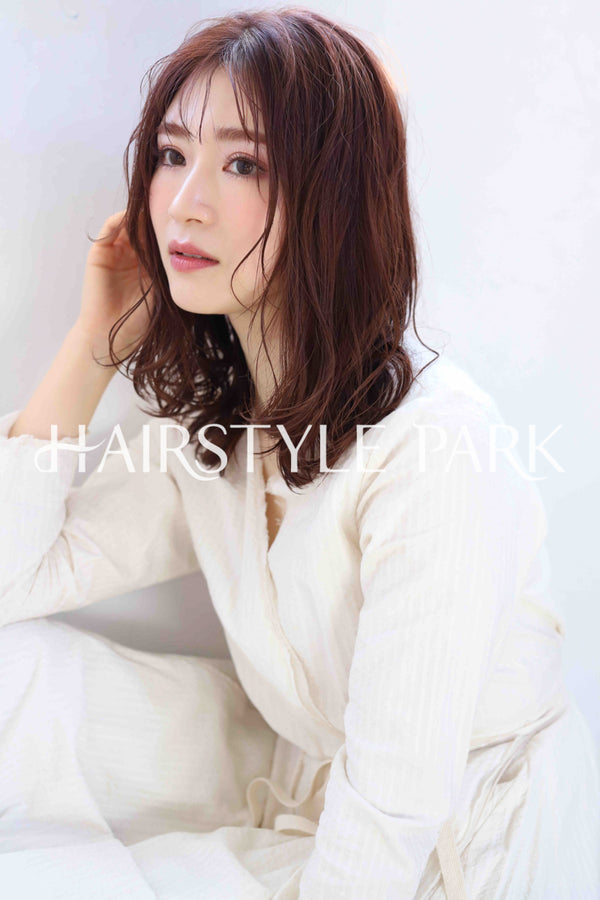 ヘアスタイル写真PhotoNo:355-2 (10) [ロング,レディース,オフィス / コンサバ,カラー,パーマ,縦型 ]