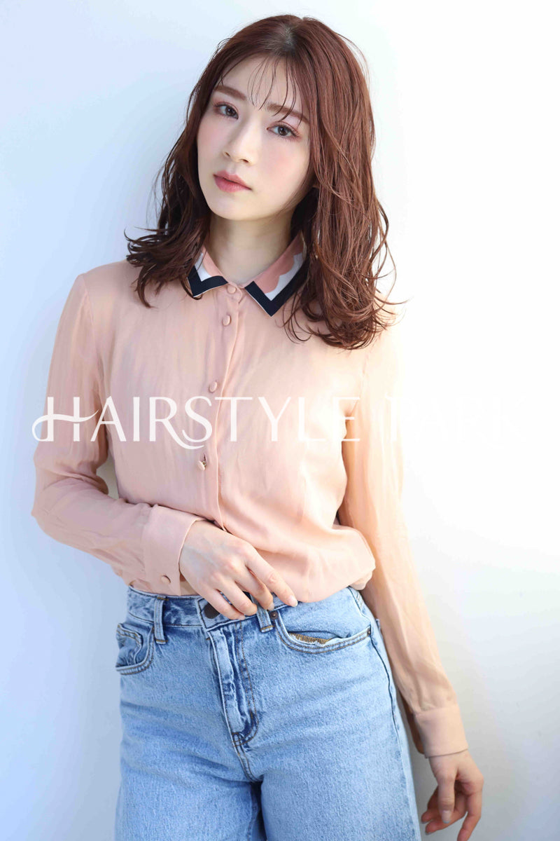 ヘアスタイル写真PhotoNo:355-3 (8) [ロング,レディース,オフィス / コンサバ,カラー,パーマ,縦型 ]
