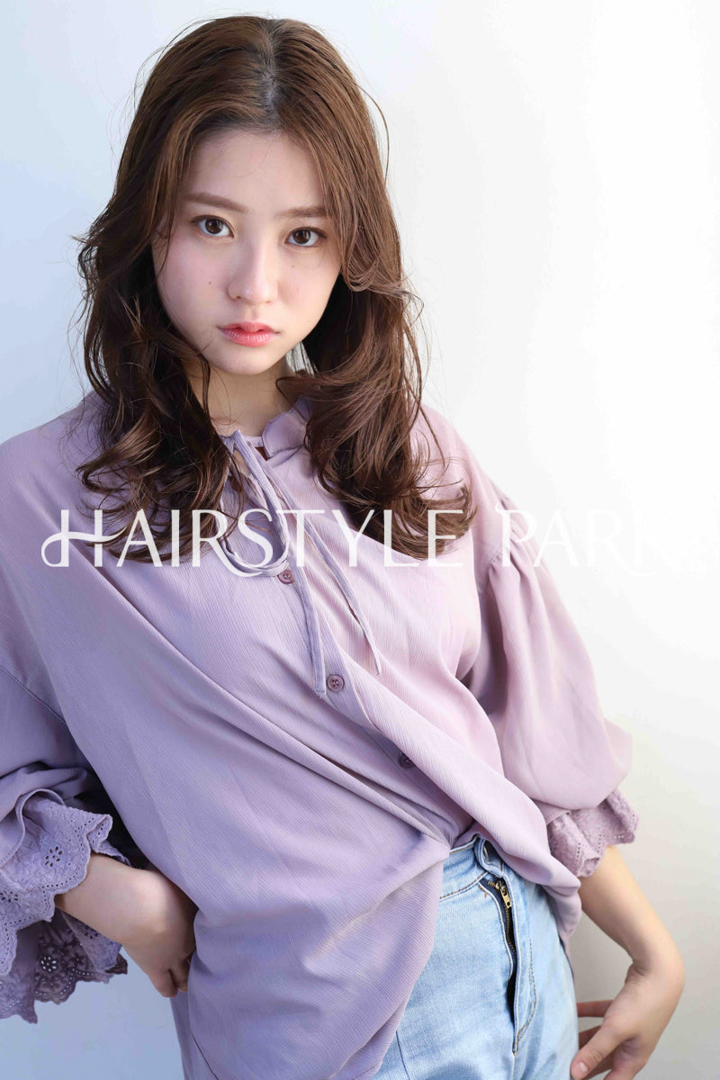 ヘアスタイル写真PhotoNo:356-1 (13) [ロング,レディース,オフィス / コンサバ,クール / かっこいい,カラー,パーマ,縦型 ]