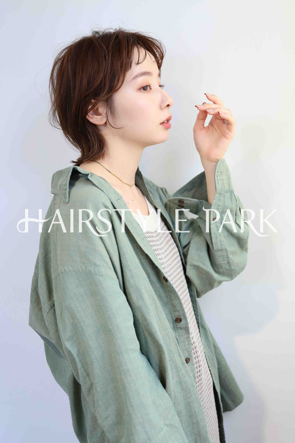 ヘアスタイル写真PhotoNo:358-1 (10) [ショートミディアム,レディース,モテ・愛され,カジュアル,カット,カラー,縦型 ]