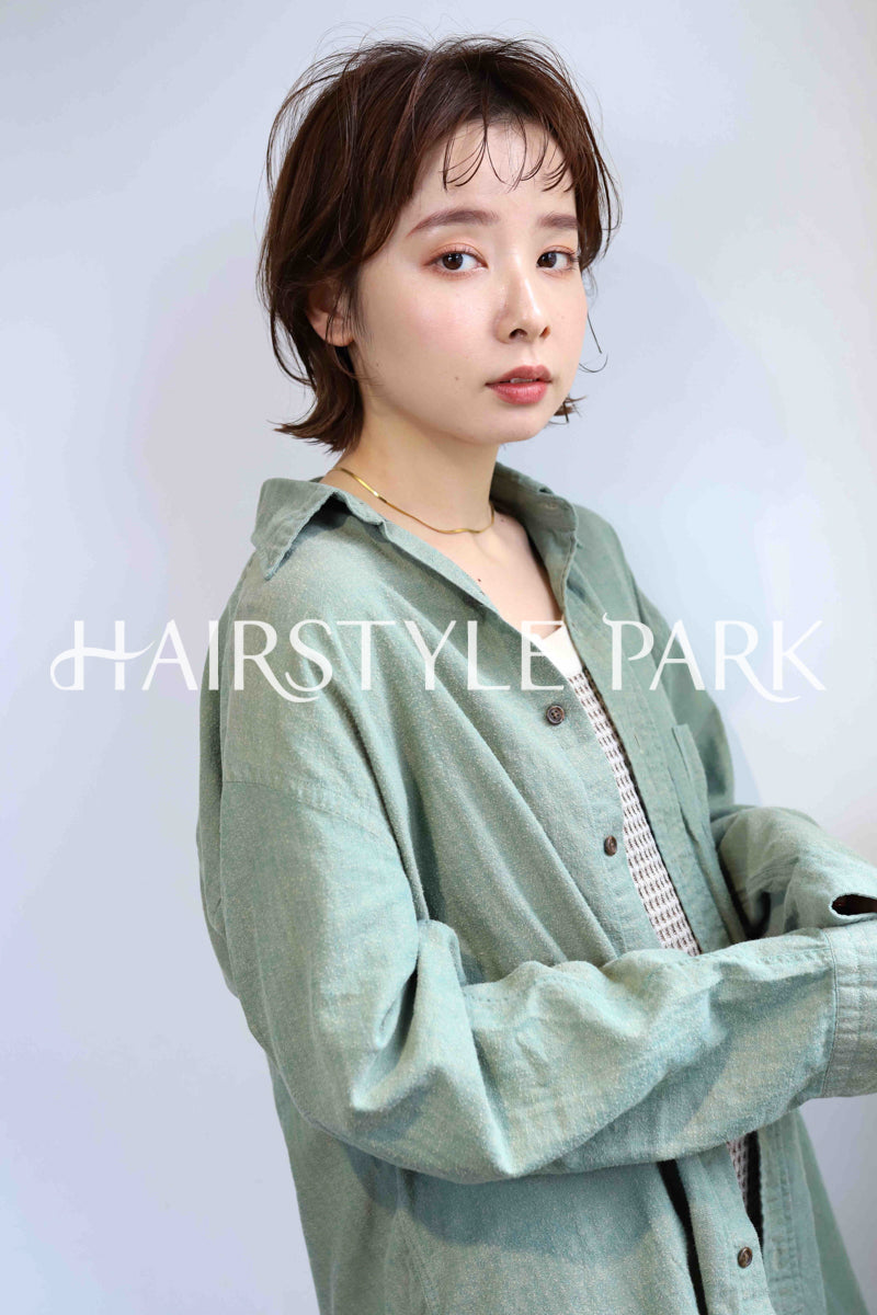 ヘアスタイル写真PhotoNo:358-1 (23) [ショートミディアム,レディース,モテ・愛され,カジュアル,カット,カラー,縦型 ]