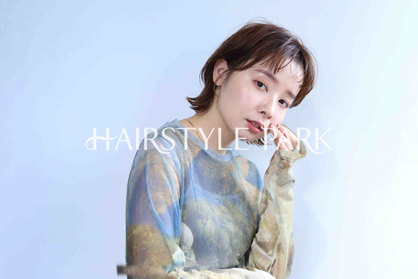 ヘアスタイル写真PhotoNo:358-2 (8) [ショートミディアム,レディース,モテ・愛され,カジュアル,カット,カラー,縦型 ]