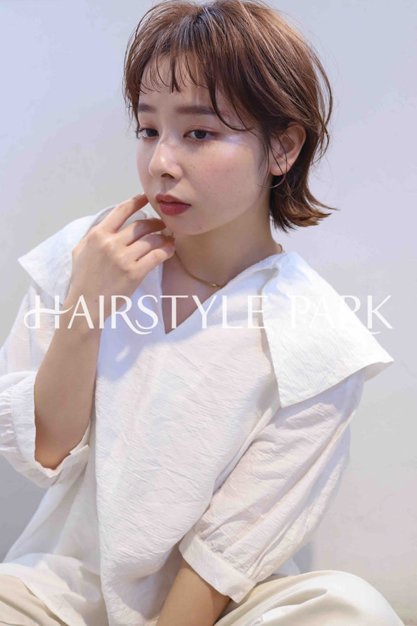 ヘアスタイル写真PhotoNo:358-3 (17) [ショートミディアム,レディース,モテ・愛され,カジュアル,カット,カラー,縦型 ]
