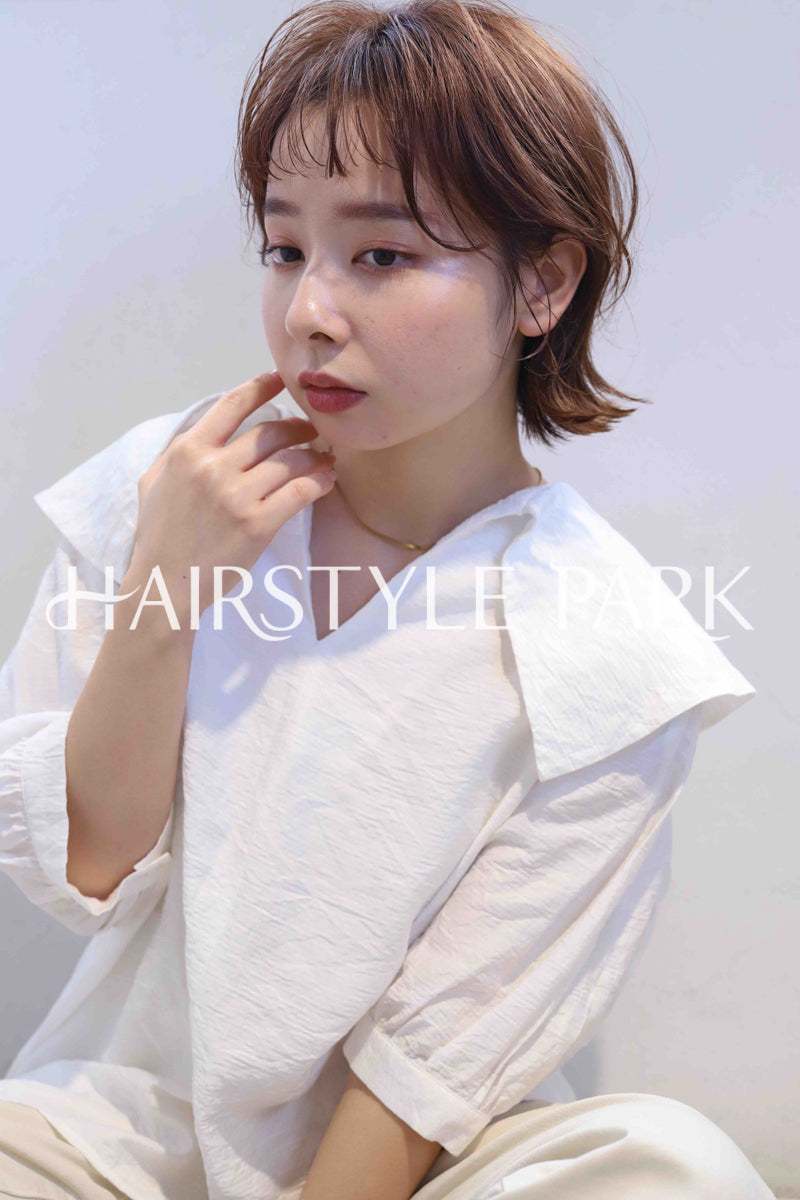 ヘアスタイル写真PhotoNo:358-3 (17) [ショートミディアム,レディース,モテ・愛され,カジュアル,カット,カラー,縦型 ]