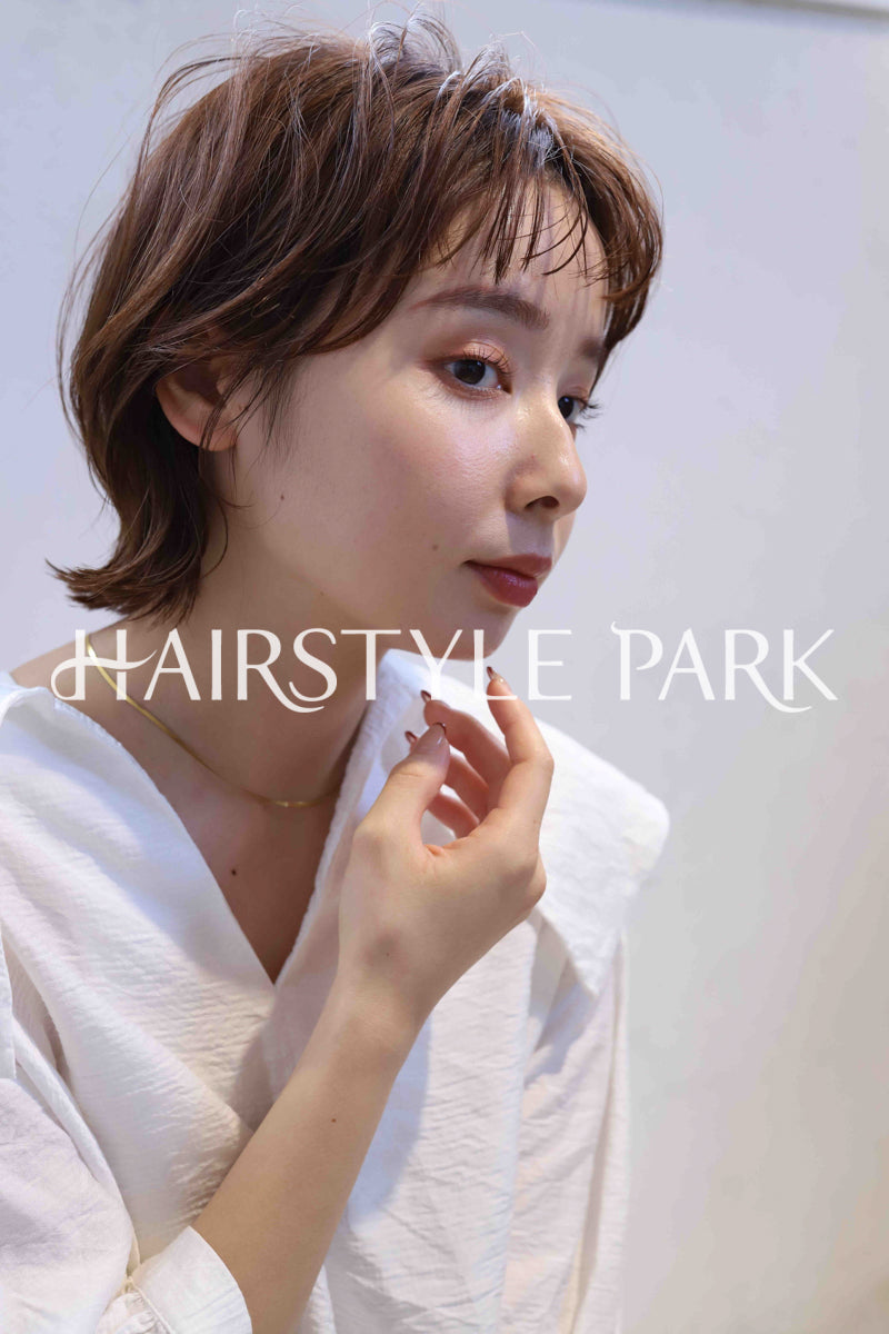 ヘアスタイル写真PhotoNo:358-3 (18) [ショートミディアム,レディース,モテ・愛され,カジュアル,カット,カラー,縦型 ]