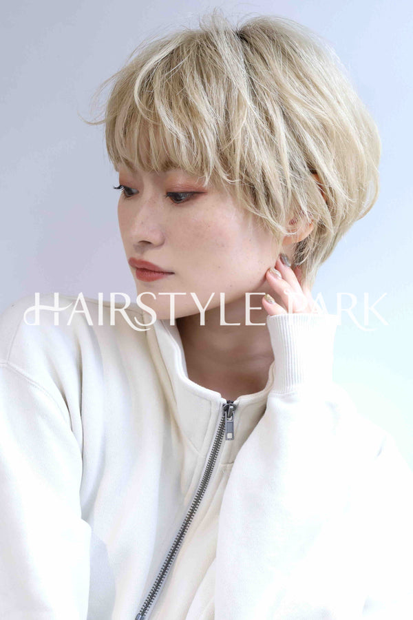 ヘアスタイル写真PhotoNo:359-2 (10) [ショートミディアム,レディース,カジュアル,カット,カラー,ダブルカラー,縦型 ]