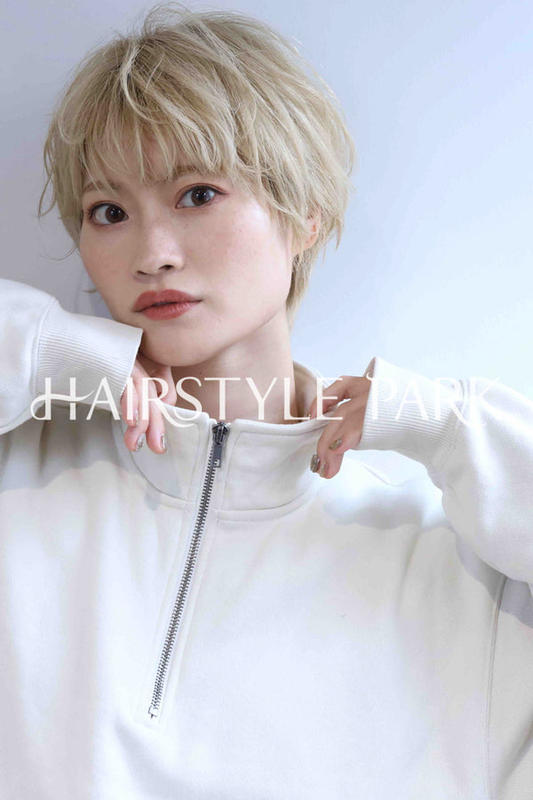 ヘアスタイル写真PhotoNo:359-2 (8) [ショートミディアム,レディース,カジュアル,カット,カラー,ダブルカラー,縦型 ]