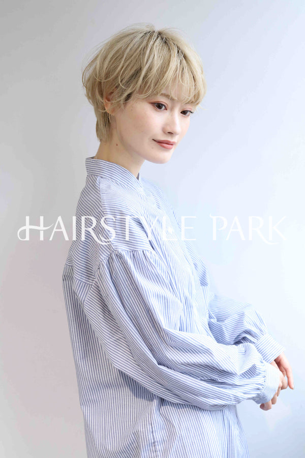 ヘアスタイル写真PhotoNo:359-3 (25) [ショートミディアム,レディース,カジュアル,カット,カラー,ダブルカラー,縦型 ]