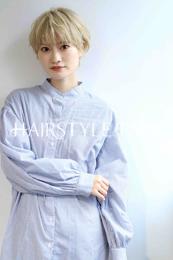 ヘアスタイル写真PhotoNo:359-3 (29) [ショートミディアム,レディース,カジュアル,カット,カラー,ダブルカラー,縦型 ]