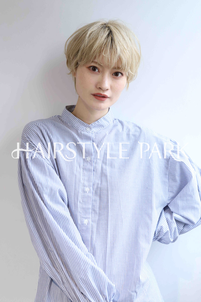 ヘアスタイル写真PhotoNo:359-3 (31) [ショートミディアム,レディース,カジュアル,カット,カラー,ダブルカラー,縦型 ]