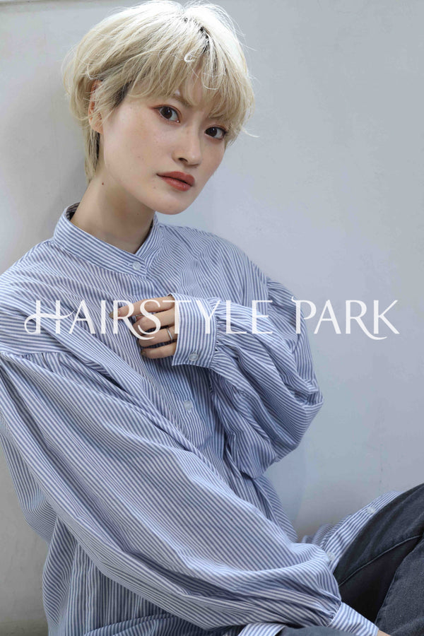 ヘアスタイル写真PhotoNo:359-3 (4) [ショートミディアム,レディース,カジュアル,カット,カラー,ダブルカラー,縦型 ]