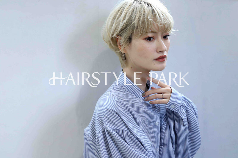 ヘアスタイル写真PhotoNo:359-3 (5) [ショートミディアム,レディース,カジュアル,カット,カラー,ダブルカラー,縦型 ]