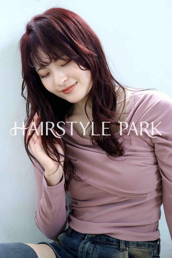 ヘアスタイル写真PhotoNo:360-3 (9) [ロング,レディース,オフィス / コンサバ,カラー,パーマ,縦型 ]