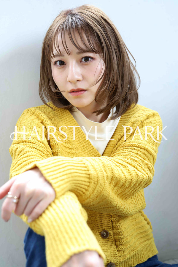 ヘアスタイル写真PhotoNo:362-1 (19) [ミディアム,レディース,モテ・愛され,カジュアル,カラー,パーマ,縦型 ]