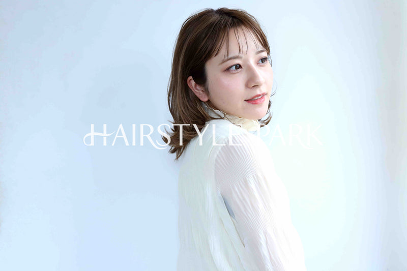 ヘアスタイル写真PhotoNo:362-2 (13) [ミディアム,レディース,モテ・愛され,カジュアル,カラー,パーマ,縦型 ]