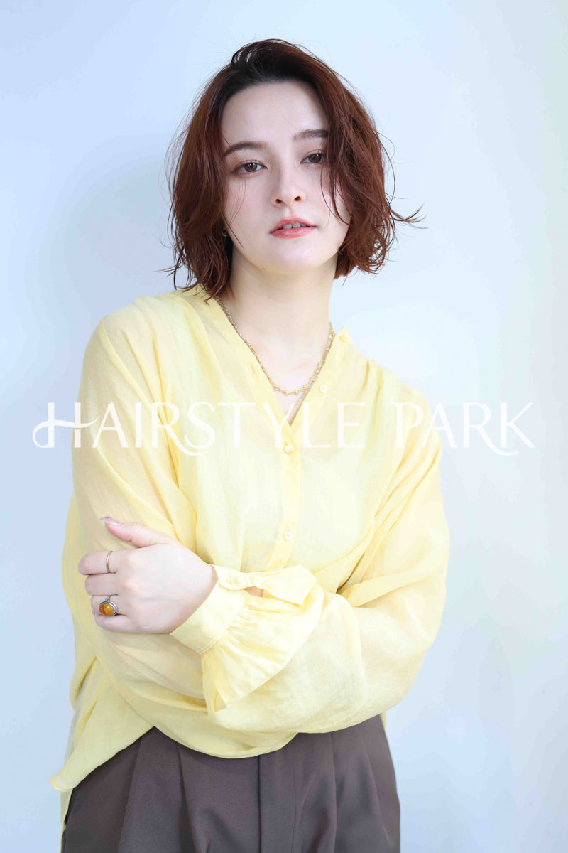 ヘアスタイル写真PhotoNo:363-4 (11) [ミディアム,レディース,ナチュラル,モテ・愛され,カラー,縦型 ]