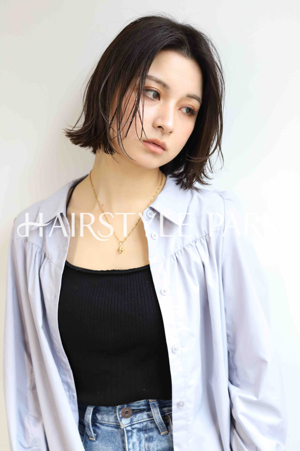 ヘアスタイル写真PhotoNo:364-3 (2) [ミディアム,レディース,モード,カット,縦型 ]