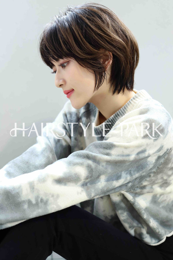 ヘアスタイル写真PhotoNo:365-3 (12) [ショート,レディース,ナチュラル,モテ・愛され,カット,縦型 ]