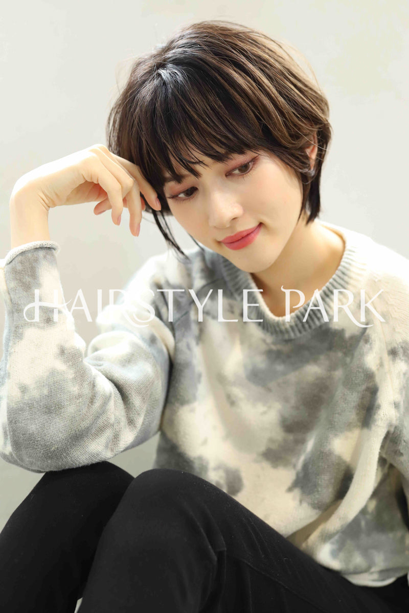 ヘアスタイル写真PhotoNo:365-3 (16) [ショート,レディース,ナチュラル,モテ・愛され,カット,縦型 ]