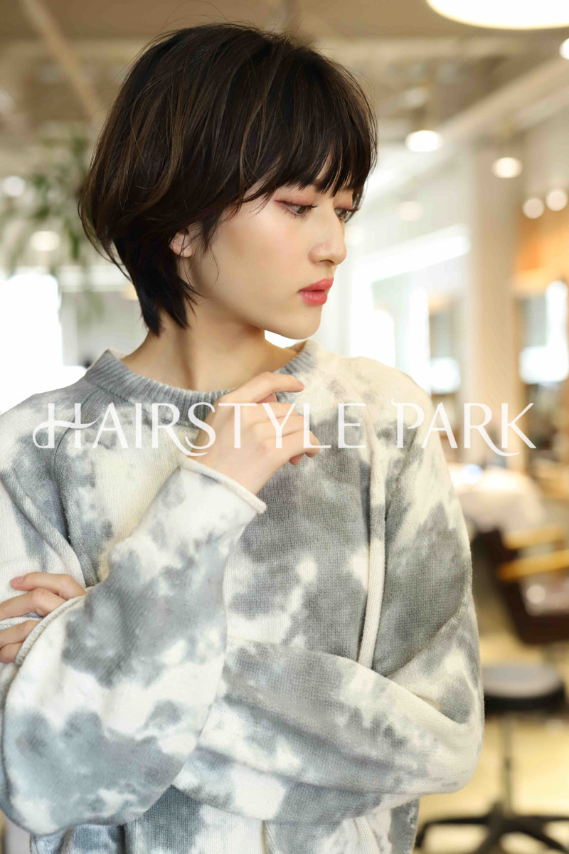 ヘアスタイル写真PhotoNo:365-3 (7) [ショート,レディース,ナチュラル,モテ・愛され,カット,縦型 ]