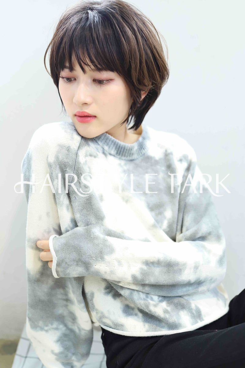 ヘアスタイル写真PhotoNo:365-4 (10) [ショート,レディース,ナチュラル,モテ・愛され,カット,縦型 ]